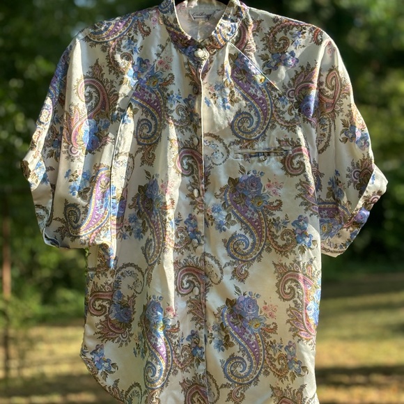 VINTAGE KATHRYN BLOUSE LARGE - Picture 3 of 11